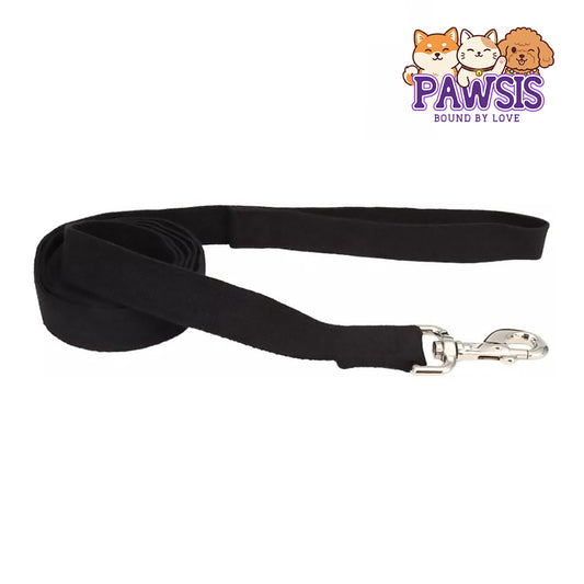 Pawsis - Dog Lead Onyx Black - 6 feet x 5/8"W