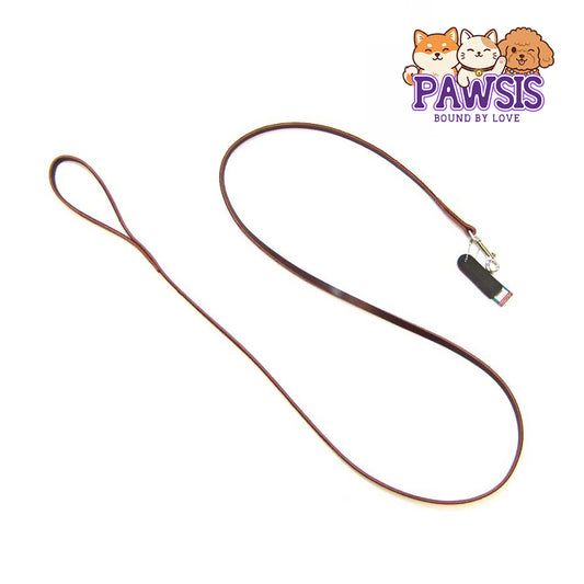Pawsis - Leather Lead - 6' Long x 3/8" Wide